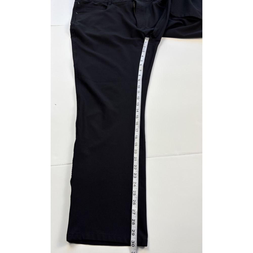 FootJoy FJ Performance Golf Pants Athletic Fit Black Men's Size 40x30 Stretch - Picture 10 of 12